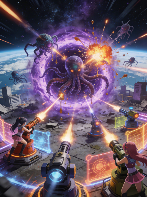 TurretGirls Gameplay Screenshot